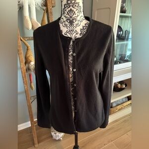 Croft & Barrow Black Cardigan size medium